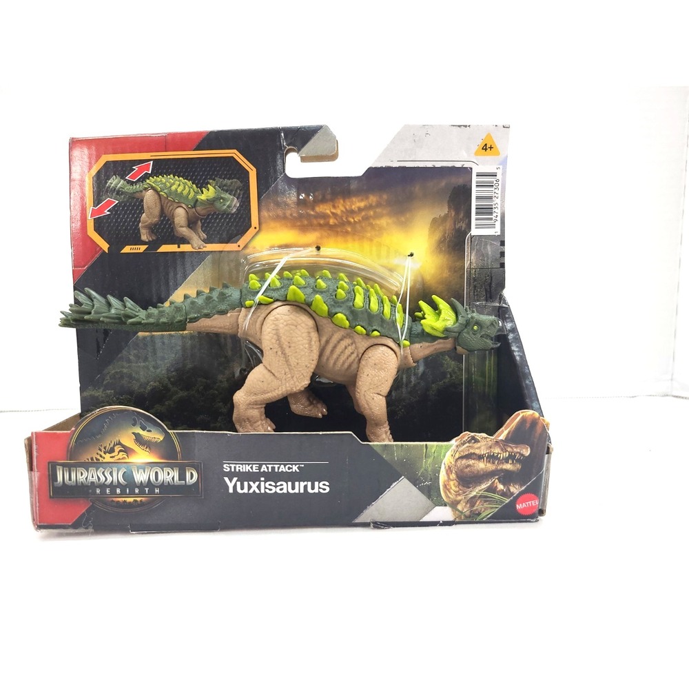 Jurassic World Rebirth Strike Attack Yuxisaurus Dinosaur Action Figure Mattel